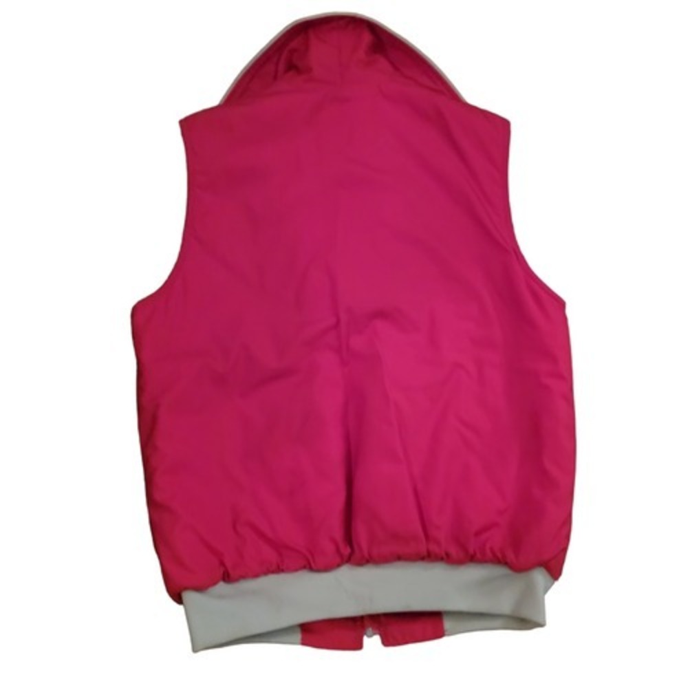 Vintage Wiman Mens Red Champion Cooper Plus‎ Spark Plug Ad Full Zip Vest Medium - Picture 3 of 8